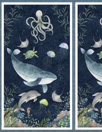 Paradise Bay Fabric | Large Panel