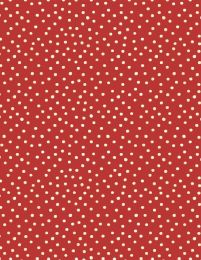 Coffee Always Fabric | Dots Red