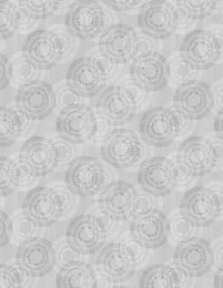 Circle Burst Fabric | Light Grey