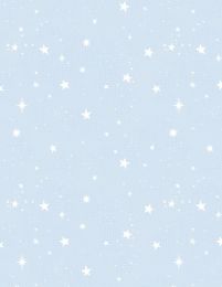 Reach For The Stars Fabric | Stars All Over Blue