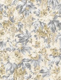 Lockwood Manor Fabric | Packed Floral Cream