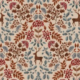 Cranborne Chase Lewis & Irene Fabric | Cranborne Chase Light Oak