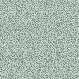 Cranborne Chase Lewis & Irene Fabric | Oak Leaves Light Slate