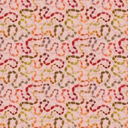 Nature Trail Lewis & Irene Fabric | Leafy Trail Mushroom Pink