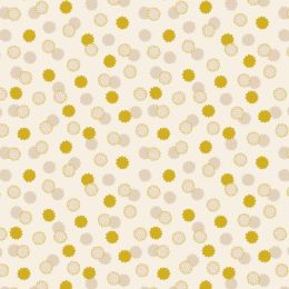 Year Of The Dragon Lewis & Irene Fabric | Cream & Gold Cosmos, Metallic