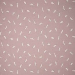 Stitch It Classic Cotton Fabric | Feathers Dusty Rose