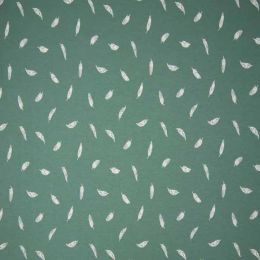 Stitch It Classic Cotton Fabric | Feathers Dusty Mint