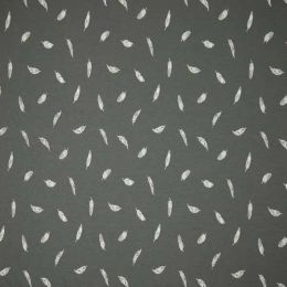 Stitch It Classic Cotton Fabric | Feathers Grey