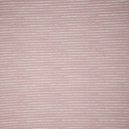 Stitch It Classic Cotton Fabric | Stripe Dusty Rose