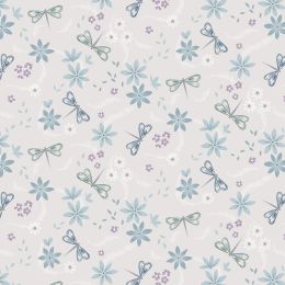 Cassandra Connolly Water Garden Fabric | Dragonfly Gala Pale Truffle