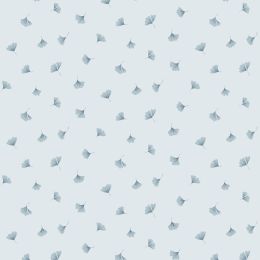 Cassandra Connolly Water Garden Fabric | Ginkgo Cascade Light Blue