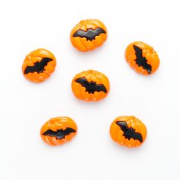 Pumpkin Bat Buttons | Size 34 - Pack Of 6