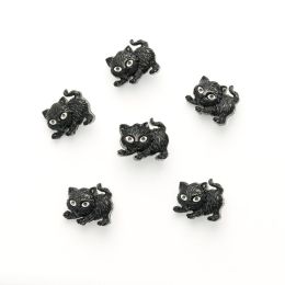 Black Cat Buttons | 21mm - Pack Of 6