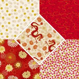 Year Of The Dragon Lewis & Irene Fabric | Fat Quarter Pack 1