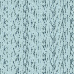 Hajime Fabric by Stuart Hillard | Light Blue Stitch Stripe